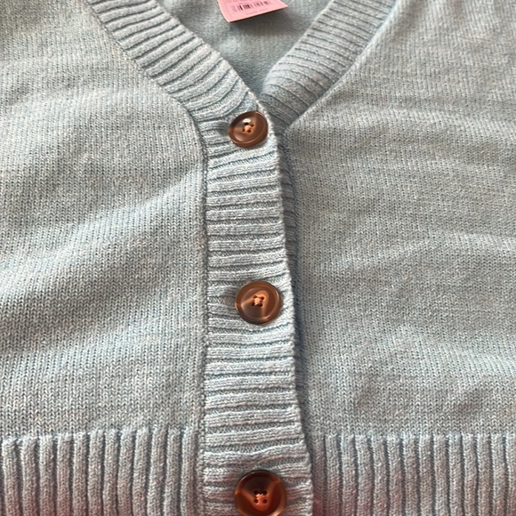 NWT Sky Blue Slouchy Oversized Button-Front Cardigan- XL - Picture 6 of 7